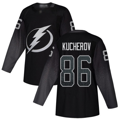 Lightning #86 Nikita Kucherov Black Alternate Authentic Stitched Hockey Jersey Lightning #86 Nikita Kucherov Black Alternate Authentic Stitched Hockey Jersey