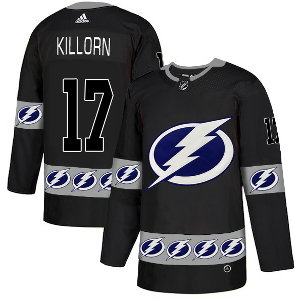 Lightning 17 Alex Killorn Black Team Logos Fashion Adidas Jersey Lightning 17 Alex Killorn Black Team Logos Fashion Adidas Jersey