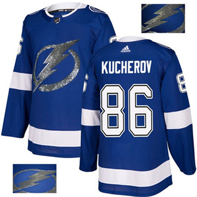 Adidas Lightning #86 Nikita Kucherov Blue Home Authentic Fashion Gold Stitched NHL Jersey Adidas Lightning #86 Nikita Kucherov Blue Home Authentic Fashion Gold Stitched NHL Jersey