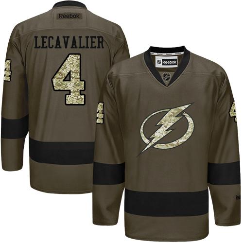 Lightning #4 Vincent Lecavalier Green Salute to Service Stitched NHL Jersey Lightning #4 Vincent Lecavalier Green Salute to Service Stitched NHL Jersey