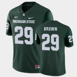 Men Michigan State Spartans #29 Shakur Brown College Football Green Game Jersey Men Michigan State Spartans #29 Shakur Brown College Football Green Game Jersey