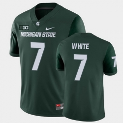 Men Michigan State Spartans #7 Ricky White College Football Green Game Jersey Men Michigan State Spartans #7 Ricky White College Football Green Game Jersey