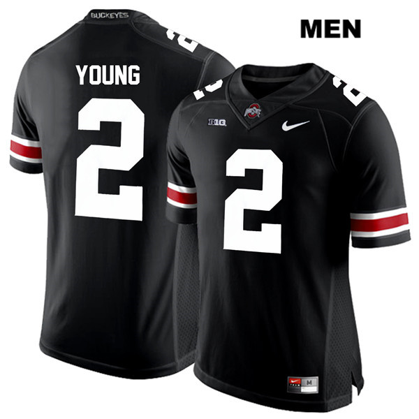 Mens Ohio State Buckeyes Authentic Nike White Font #2 Chase Young Stitched Black College Football Jersey Mens Ohio State Buckeyes Authentic Nike White Font #2 Chase Young Stitched Black College Football Jersey