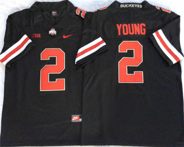 Ohio State Buckeyes 2 Chase Young Black College Football Jersey Ohio State Buckeyes 2 Chase Young Black College Football Jersey