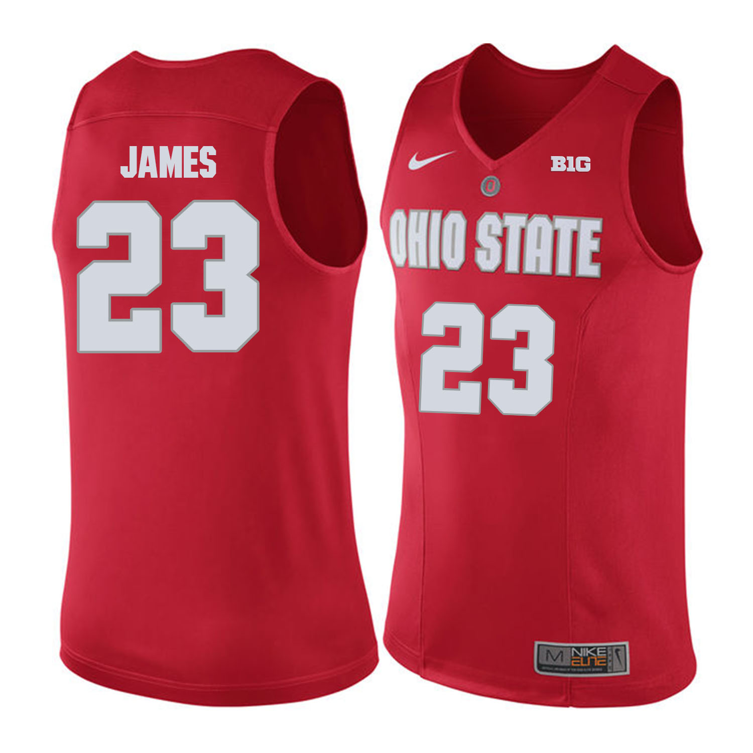 Ohio State Buckeyes #23 Sampson James Red College Basketball Jersey Ohio State Buckeyes #23 Sampson James Red College Basketball Jersey