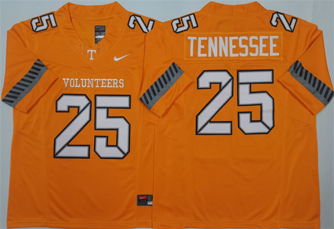Men's Tennessee Volunteers #25 Tennessee Orange 2025 F.U.S.E. Stitched Jersey Men's Tennessee Volunteers #25 Tennessee Orange 2025 F.U.S.E. Stitched Jersey
