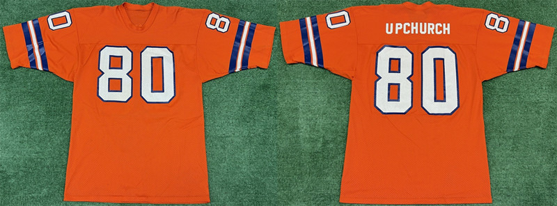 Men's Denver Broncos #80 Rick Upchurch Orange Stitched Football Jersey