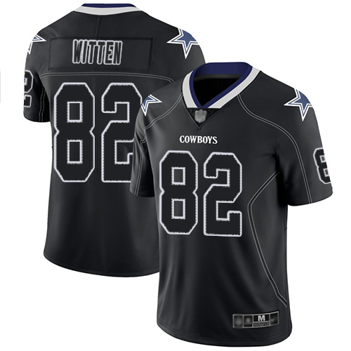 Custom Nike Cowboys Lights Out Black Men's Stitched Football Limited Rush Jersey Custom Nike Cowboys Lights Out Black Men's Stitched Football Limited Rush Jersey
