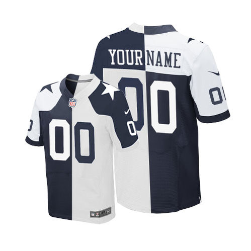 Nike Cowboys Men's Two Tone Stitched Customized Throwback Throwback NFL Elite Jersey Nike Cowboys Men's Two Tone Stitched Customized Throwback Throwback NFL Elite Jersey