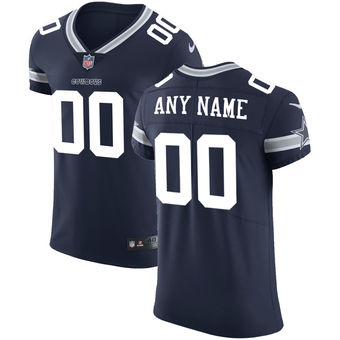 Men's Dallas Cowboys Nike Navy Vapor Untouchable Custom Elite Jersey Men's Dallas Cowboys Nike Navy Vapor Untouchable Custom Elite Jersey