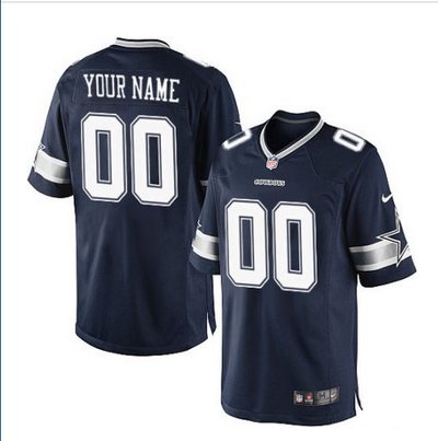 Men's Nike Dallas Cowboys Customized Limited Navy Blue Team Color NFL Jersey Men's Nike Dallas Cowboys Customized Limited Navy Blue Team Color NFL Jersey