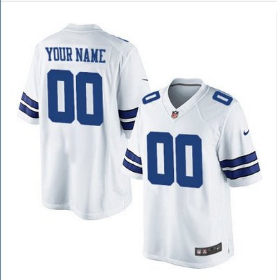 Men's Nike Dallas Cowboys Customized Limited White NFL Jersey Men's Nike Dallas Cowboys Customized Limited White NFL Jersey