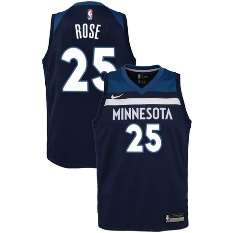 Timberwolves 25 Derrick Rose Navy Hot Printed Jersey Timberwolves 25 Derrick Rose Navy Hot Printed Jersey