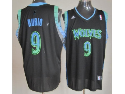 nba minnesota timberwolves #9 rubio black(limited revolution 30 swingman) nba minnesota timberwolves #9 rubio black(limited revolution 30 swingman)