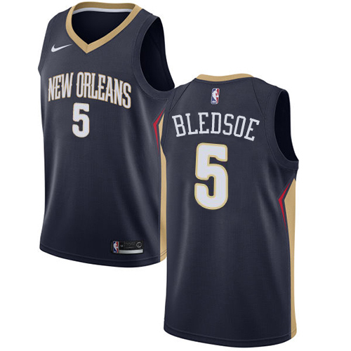Nike Pelicans #5 Eric Bledsoe Navy NBA Swingman Icon Edition Jersey Nike Pelicans #5 Eric Bledsoe Navy NBA Swingman Icon Edition Jersey