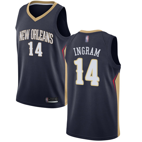 Pelicans #14 Brandon Ingram Navy Basketball Swingman Icon Edition Jersey Pelicans #14 Brandon Ingram Navy Basketball Swingman Icon Edition Jersey