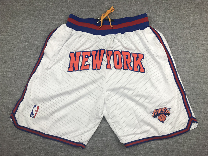 Knicks White Just Don Mesh Shorts Knicks White Just Don Mesh Shorts