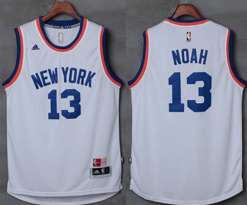 Knicks #13 Joakim Noah New White Stitched NBA Jersey Knicks #13 Joakim Noah New White Stitched NBA Jersey