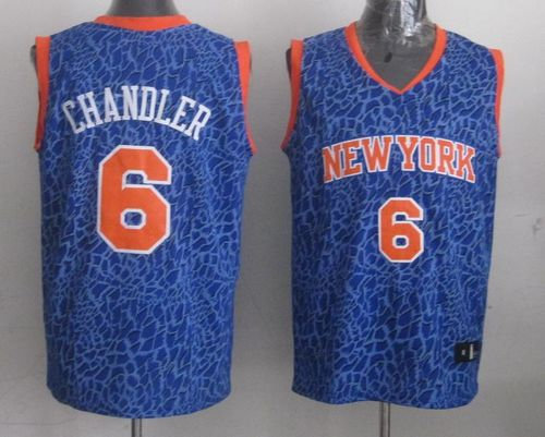 New York Knicks #6 Tyson Chandler Blue Crazy Light Stitched NBA Jersey New York Knicks #6 Tyson Chandler Blue Crazy Light Stitched NBA Jersey