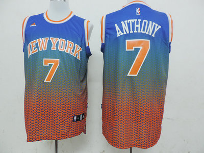New York Knicks 7 Carmelo Anthony Blue NBA Drift Fashion Jerseys New York Knicks 7 Carmelo Anthony Blue NBA Drift Fashion Jerseys