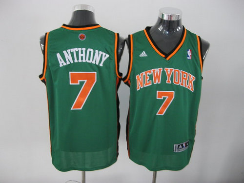 New York Knicks 7 Carmelo Anthony green Fashion Jersey New York Knicks 7 Carmelo Anthony green Fashion Jersey