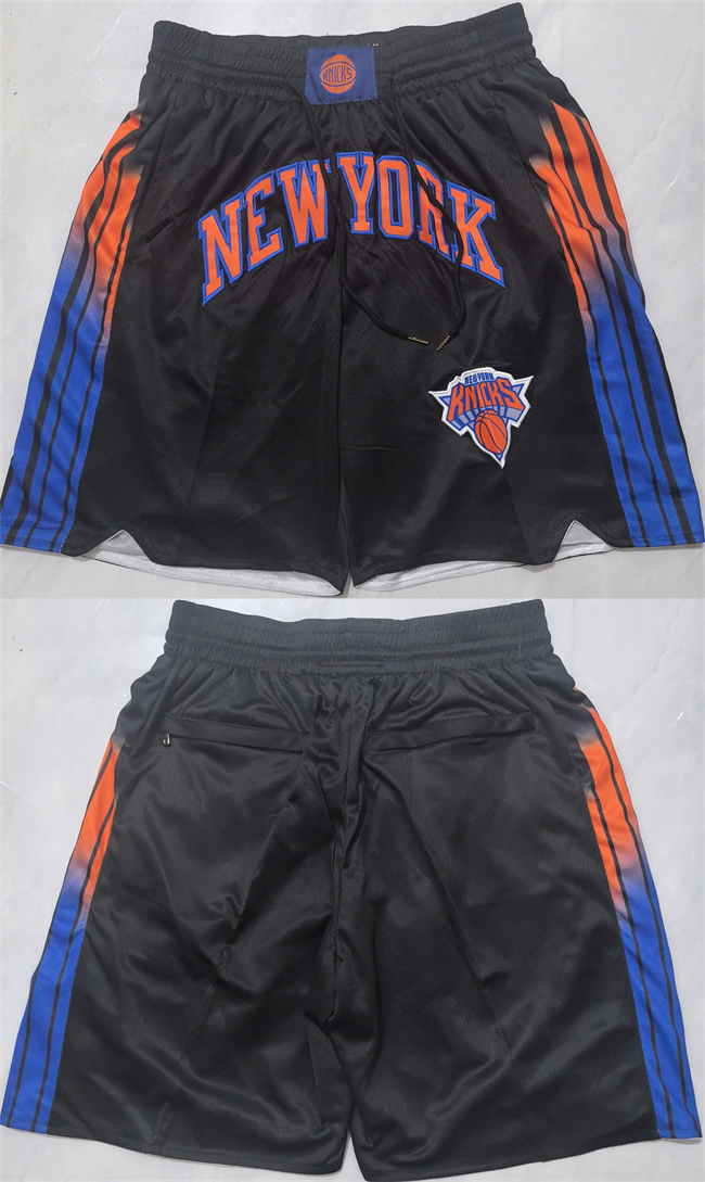 Men's New Yok Knicks Black 2026 Shorts (Run Small)