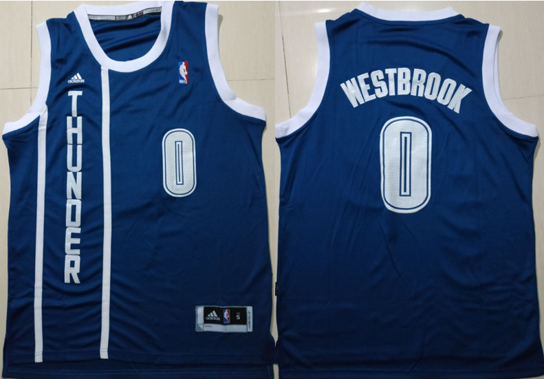 Thunder 0 Russell Westbrook Navy Swingman Jersey Thunder 0 Russell Westbrook Navy Swingman Jersey