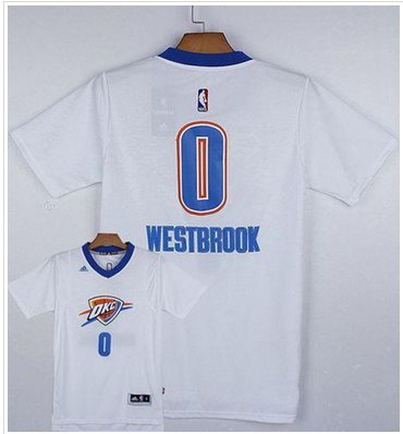 Oklahoma City Thunder #0 Russell Westbrook White Pride Stitched NBA Jersey Oklahoma City Thunder #0 Russell Westbrook White Pride Stitched NBA Jersey