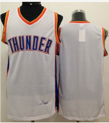Revolution 30 Oklahoma City Thunder Blank White Stitched NBA Jersey Revolution 30 Oklahoma City Thunder Blank White Stitched NBA Jersey