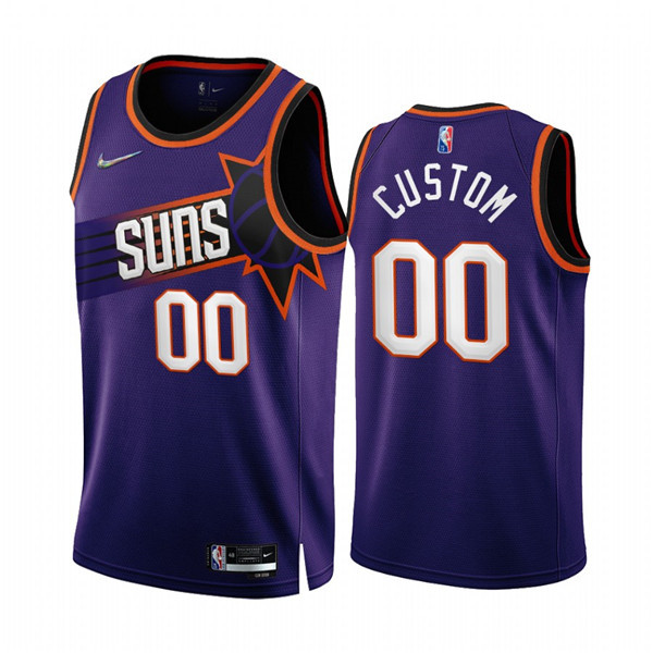 Men's Phoenix Suns Active Player Custom 2022 23 Purple 75th Anniversary Icon Edition Stitched Jersey Men's Phoenix Suns Active Player Custom 2022 23 Purple 75th Anniversary Icon Edition Stitched Jersey