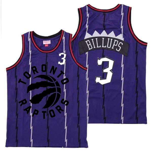 Raptors 3 Chauncey Billups Purple Retro Jersey 3 Raptors 3 Chauncey Billups Purple Retro Jersey 3
