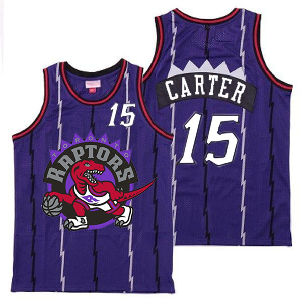 Raptors 15 Vince Carter Purple Big Logo Retro Jersey 8 Raptors 15 Vince Carter Purple Big Logo Retro Jersey 8