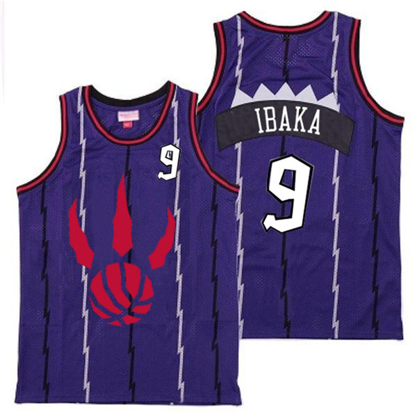 Raptors 9 Serge Ibaka Purple Throwback Jerseys Raptors 9 Serge Ibaka Purple Throwback Jerseys