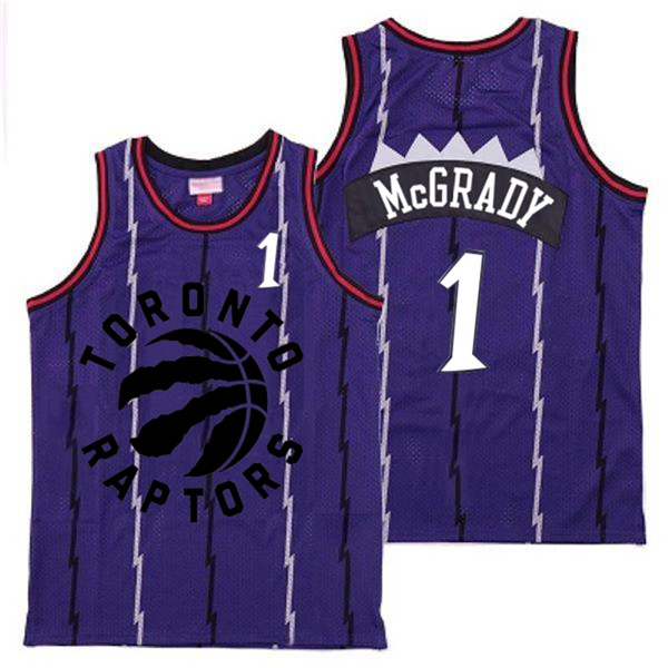 Raptors 1 Tracy McGrady Purple Retro Jersey 3 Raptors 1 Tracy McGrady Purple Retro Jersey 3
