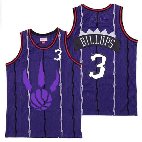 Raptors 3 Chauncey Billups Purple Logo Retro Jersey 5 Raptors 3 Chauncey Billups Purple Logo Retro Jersey 5