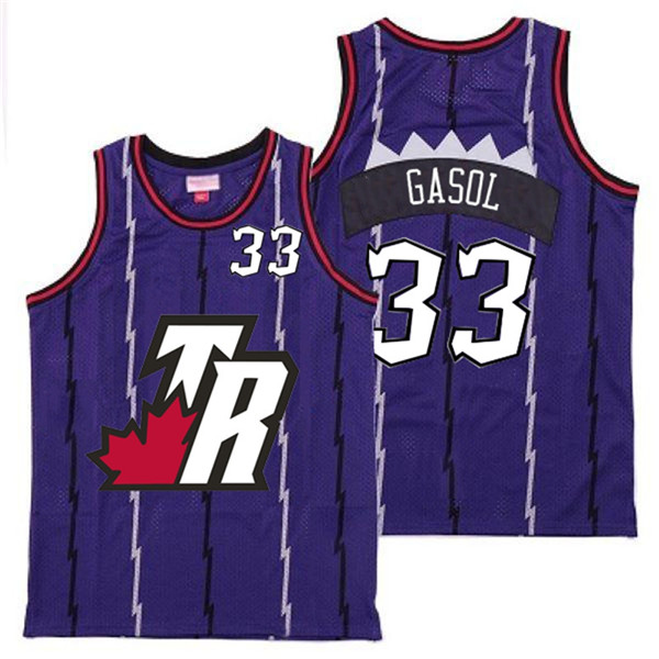Raptors 33 Marc Gasol Purple Big White TR Logo Retro Jersey 7 Raptors 33 Marc Gasol Purple Big White TR Logo Retro Jersey 7