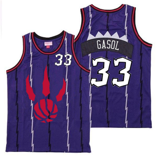 Raptors 33 Marc Gasol Purple Throwback Jerseys Raptors 33 Marc Gasol Purple Throwback Jerseys