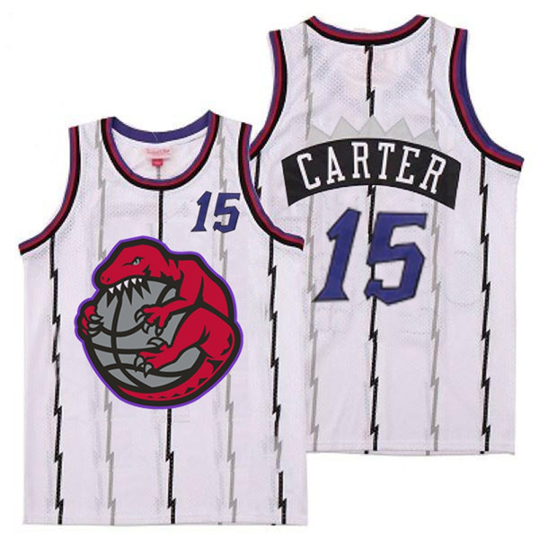 Raptors 15 Vince Carter White Retro Jerseys 2 Raptors 15 Vince Carter White Retro Jerseys 2