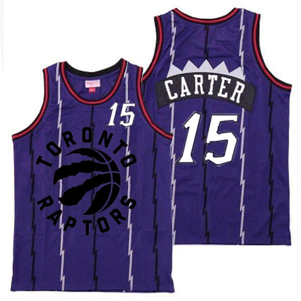 Raptors 15 Vince Carter Purple Retro Jersey 3 Raptors 15 Vince Carter Purple Retro Jersey 3