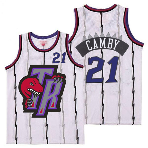 Raptors 21 Marcus Camby White Big Gray TR Logo Retro Jersey 9 Raptors 21 Marcus Camby White Big Gray TR Logo Retro Jersey 9