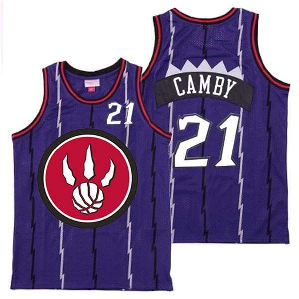 Raptors 21 Marcus Camby Purple Red Big Logo Retro Jersey 7 Raptors 21 Marcus Camby Purple Red Big Logo Retro Jersey 7