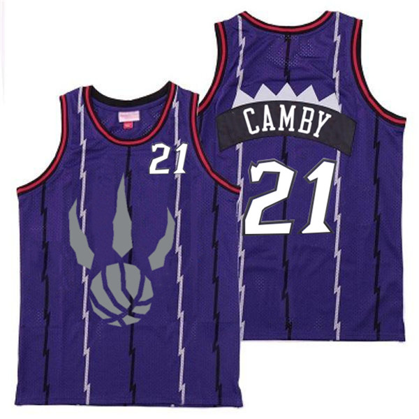 Raptors 21 Marcus Camby Purple Gray Logo Retro Jersey 6 Raptors 21 Marcus Camby Purple Gray Logo Retro Jersey 6
