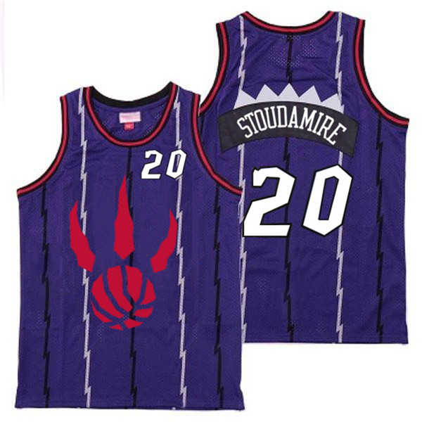 Raptors 20 Damon Stoudamire Purple Throwback Jerseys 3 Raptors 20 Damon Stoudamire Purple Throwback Jerseys 3