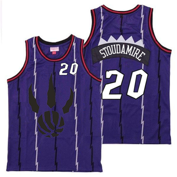 Raptors 20 Damon Stoudamire Purple Throwback Jersey 4 Raptors 20 Damon Stoudamire Purple Throwback Jersey 4