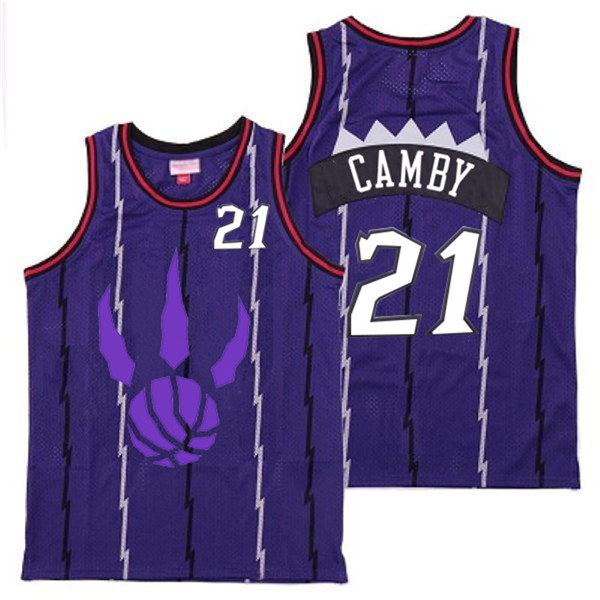 Raptors 21 Marcus Camby Purple Logo Retro Jersey 5 Raptors 21 Marcus Camby Purple Logo Retro Jersey 5