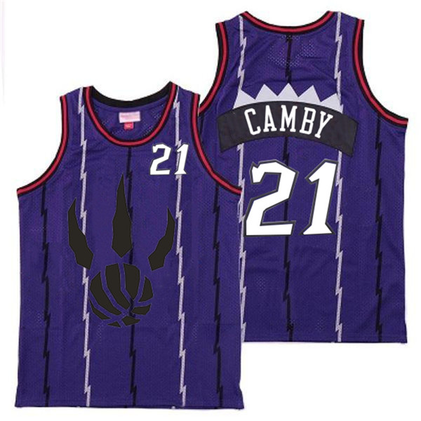 Raptors 21 Marcus Camby Purple Throwback Jersey 1 Raptors 21 Marcus Camby Purple Throwback Jersey 1