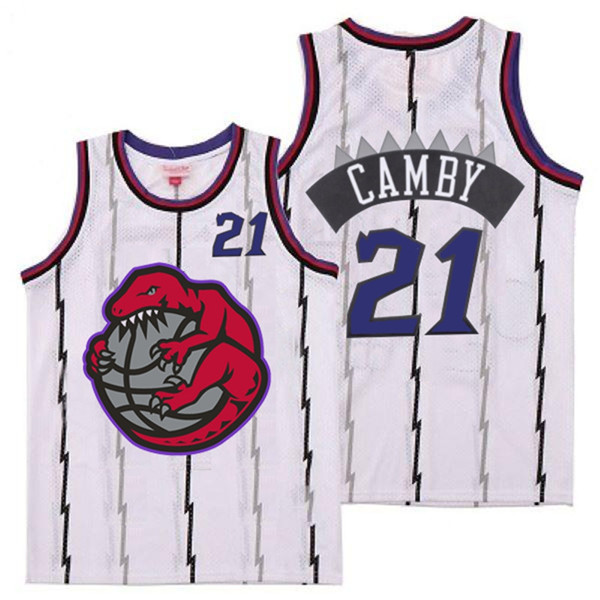 Raptors 21 Marcus Camby White Retro Jerseys 2 Raptors 21 Marcus Camby White Retro Jerseys 2