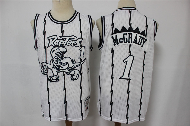 Raptors 1 Tracy McGrady White Hardwood Classics Jersey Raptors 1 Tracy McGrady White Hardwood Classics Jersey