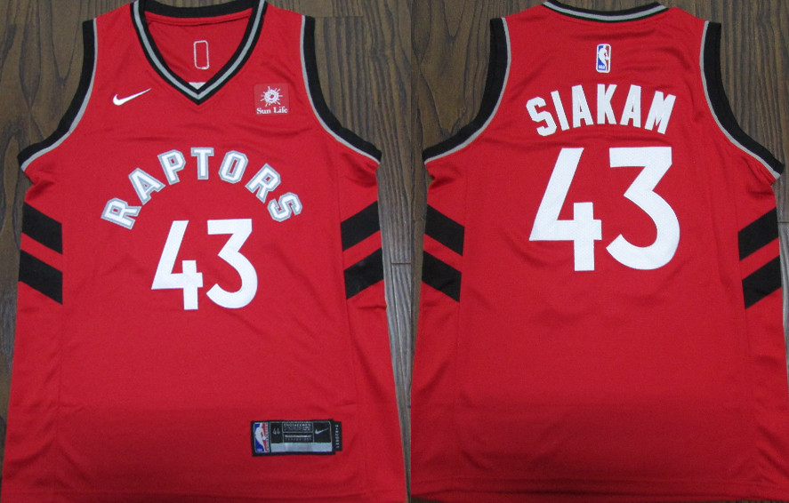 Raptors 43 Pascal Siakam Red Nike Swingman Jersey Raptors 43 Pascal Siakam Red Nike Swingman Jersey