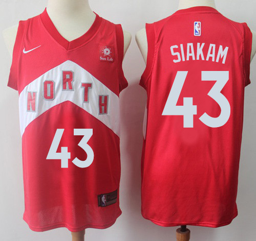 Raptors #43 Pascal Siakam Red Basketball Swingman Earned Edition Jersey Raptors #43 Pascal Siakam Red Basketball Swingman Earned Edition Jersey